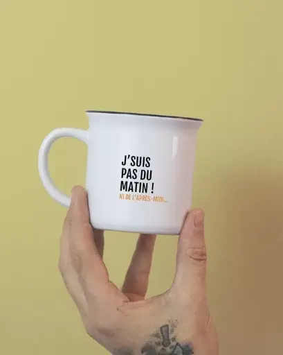 Mug j'suis pas du matin